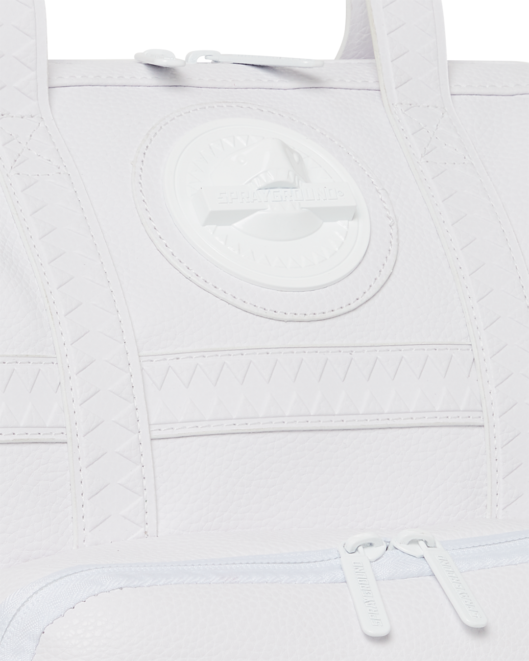 HEAVY METAL SHARK WHITE OUT BIZ TOP OPENER BACKPACK