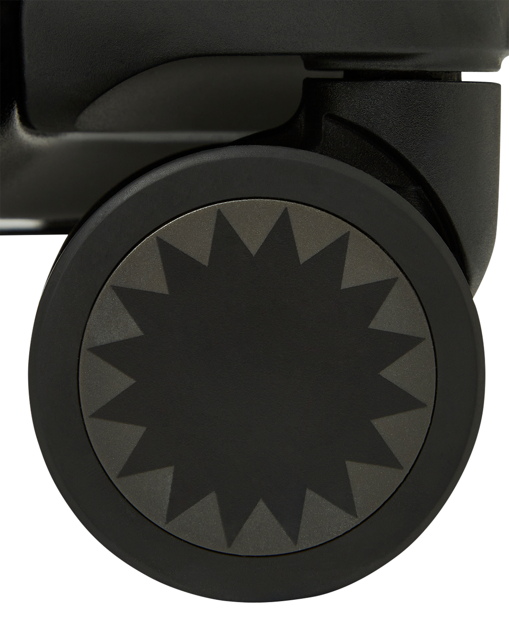 REALITY CHECK SHARKITECTURE CARRY-ON JETBLACK LUGGAGE (GUNMETAL HARDWARE)