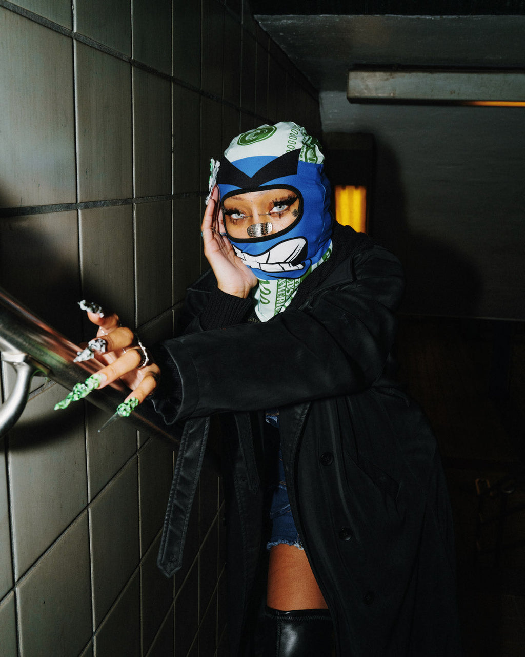 MONEY BOY SKI MASK (BLUE)