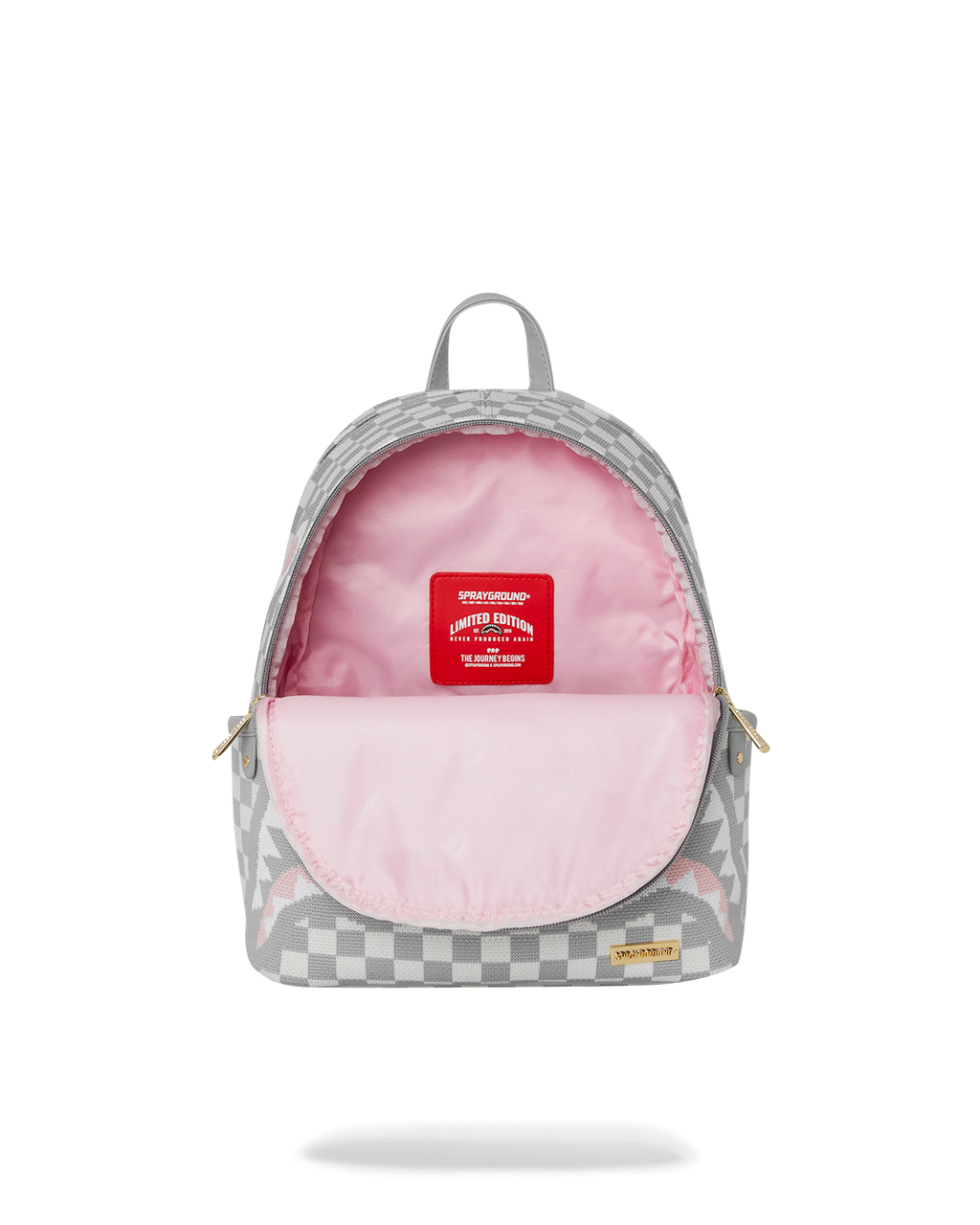 KNIT SHARKS IN PARIS IN CREAM SAVAGE BACKPACK